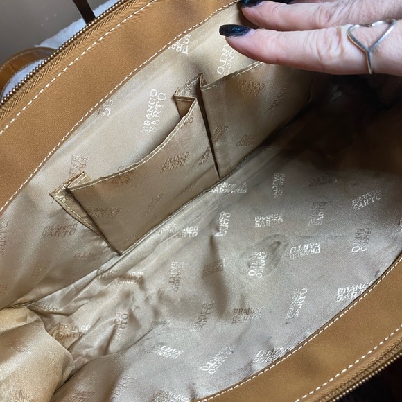 EUC Franco Sarto Brown & Tan Shoulder Bag - Picture 7 of 10